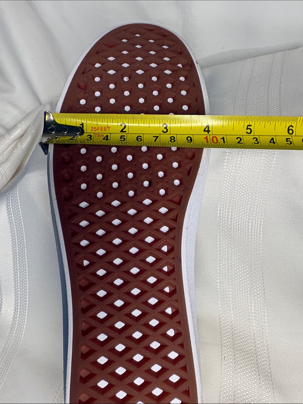 Vans Slip-On Checkerboard Platforms in Pink and Cream - Picture 12 of 14
